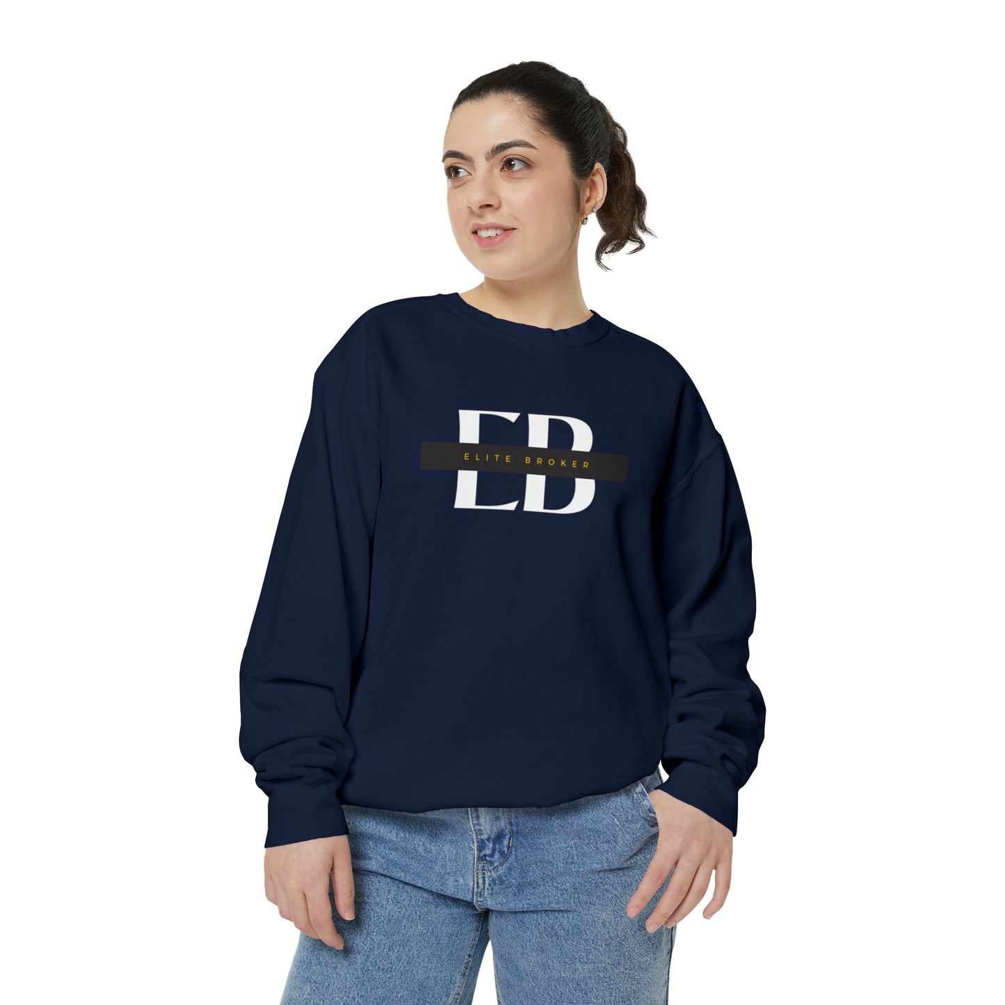 Elite Broker Unisex Garment-Dyed Sweatshirt