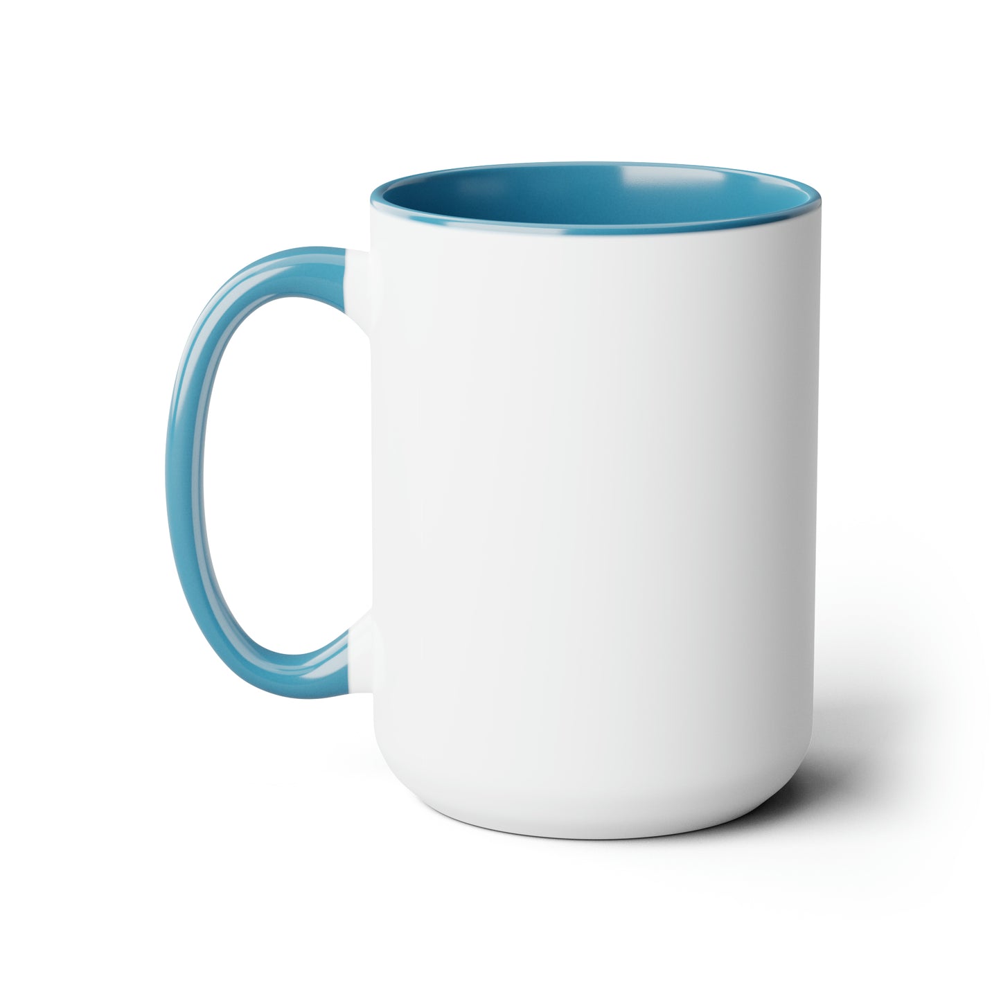 Coffee Then Mortgages Two-Tone Coffee Mugs, 15oz