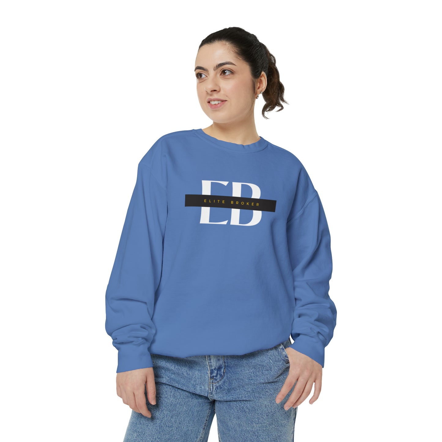 Elite Broker Unisex Garment-Dyed Sweatshirt