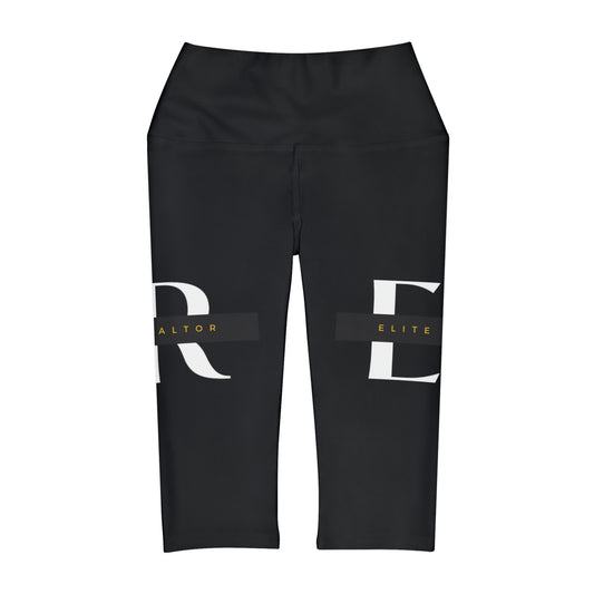 Elite Realtor Yoga Capri Leggings (AOP)