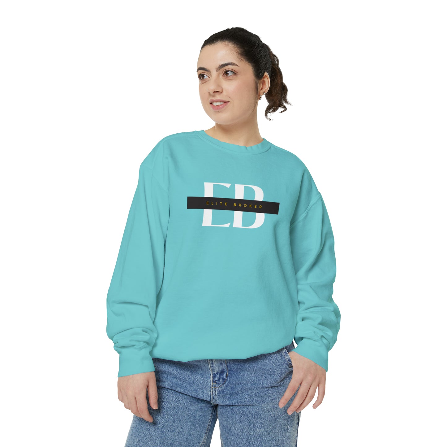 Elite Broker Unisex Garment-Dyed Sweatshirt