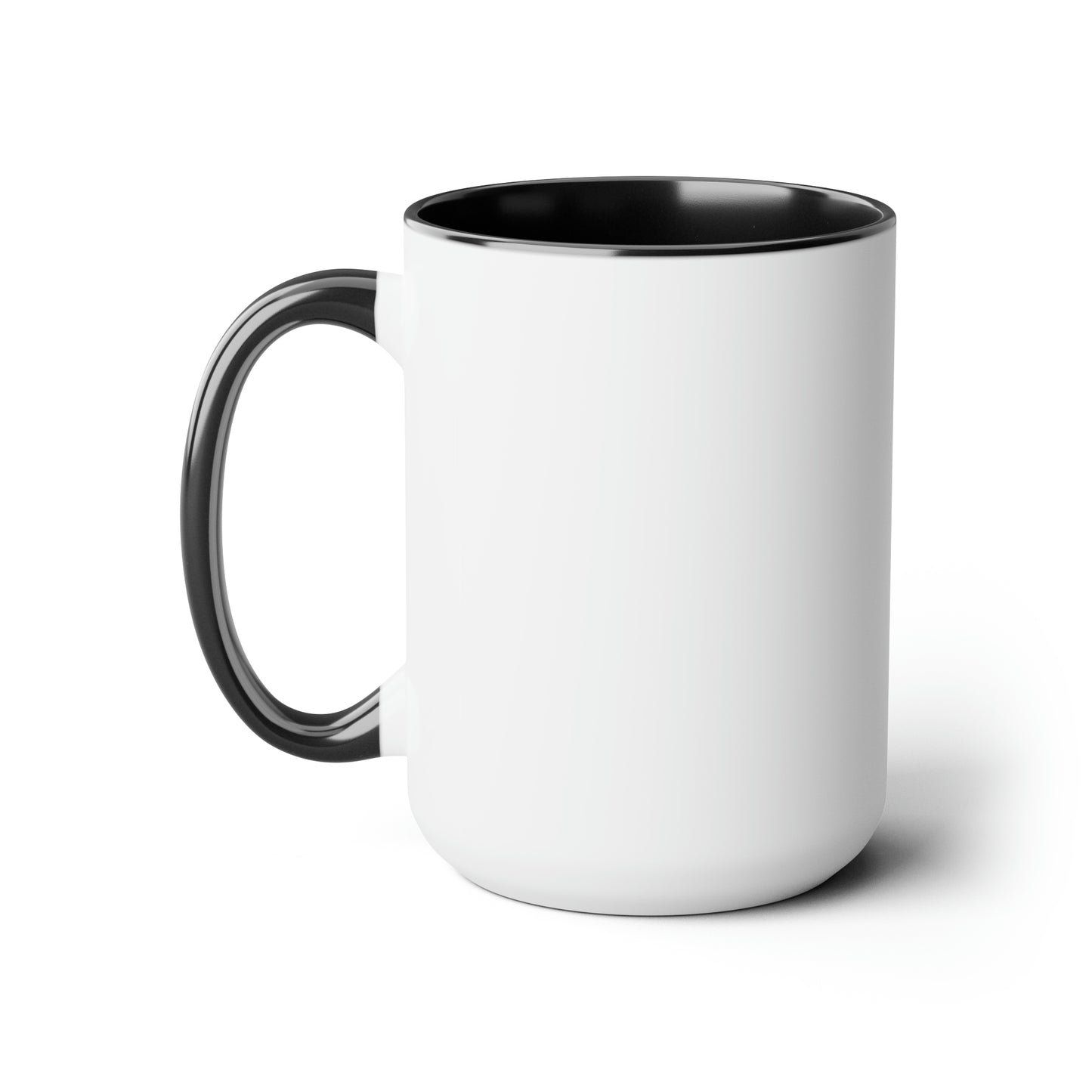 Coffee Then Insurance Two-Tone Coffee Mugs, 15oz