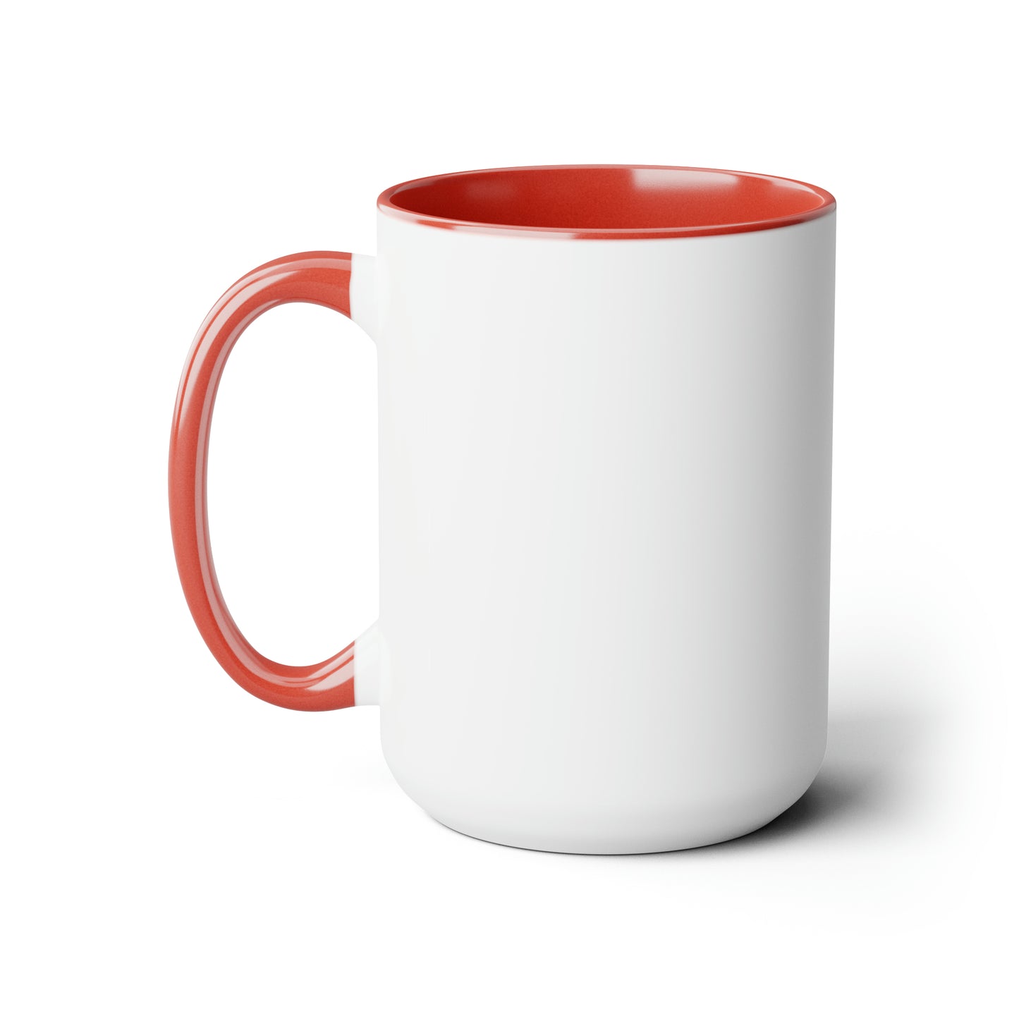 Coffee Then Insurance Two-Tone Coffee Mugs, 15oz