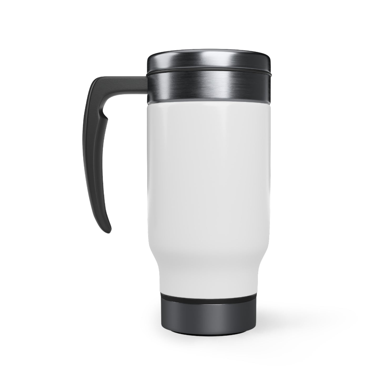 Coffee Then Real Estate Stainless Steel Travel Mug with Handle, 14oz