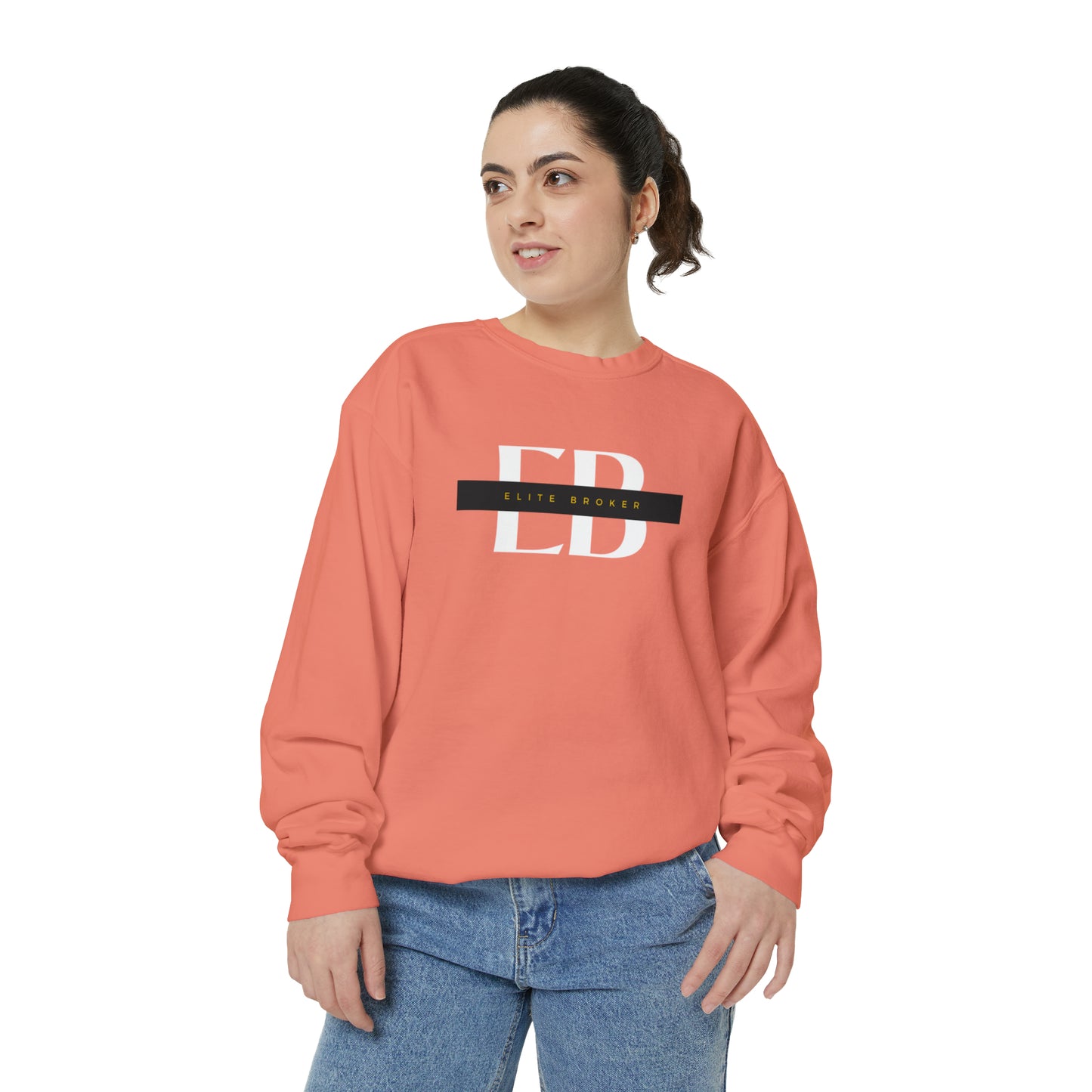 Elite Broker Unisex Garment-Dyed Sweatshirt