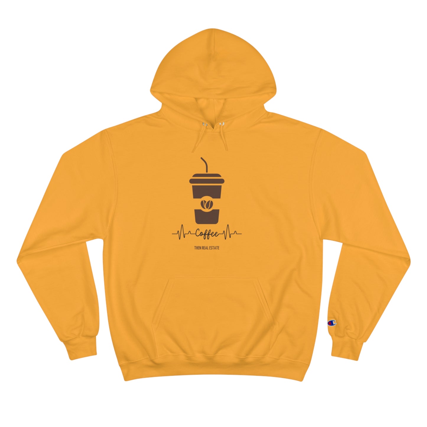 Coffee then Real Estate Champion Hoodie