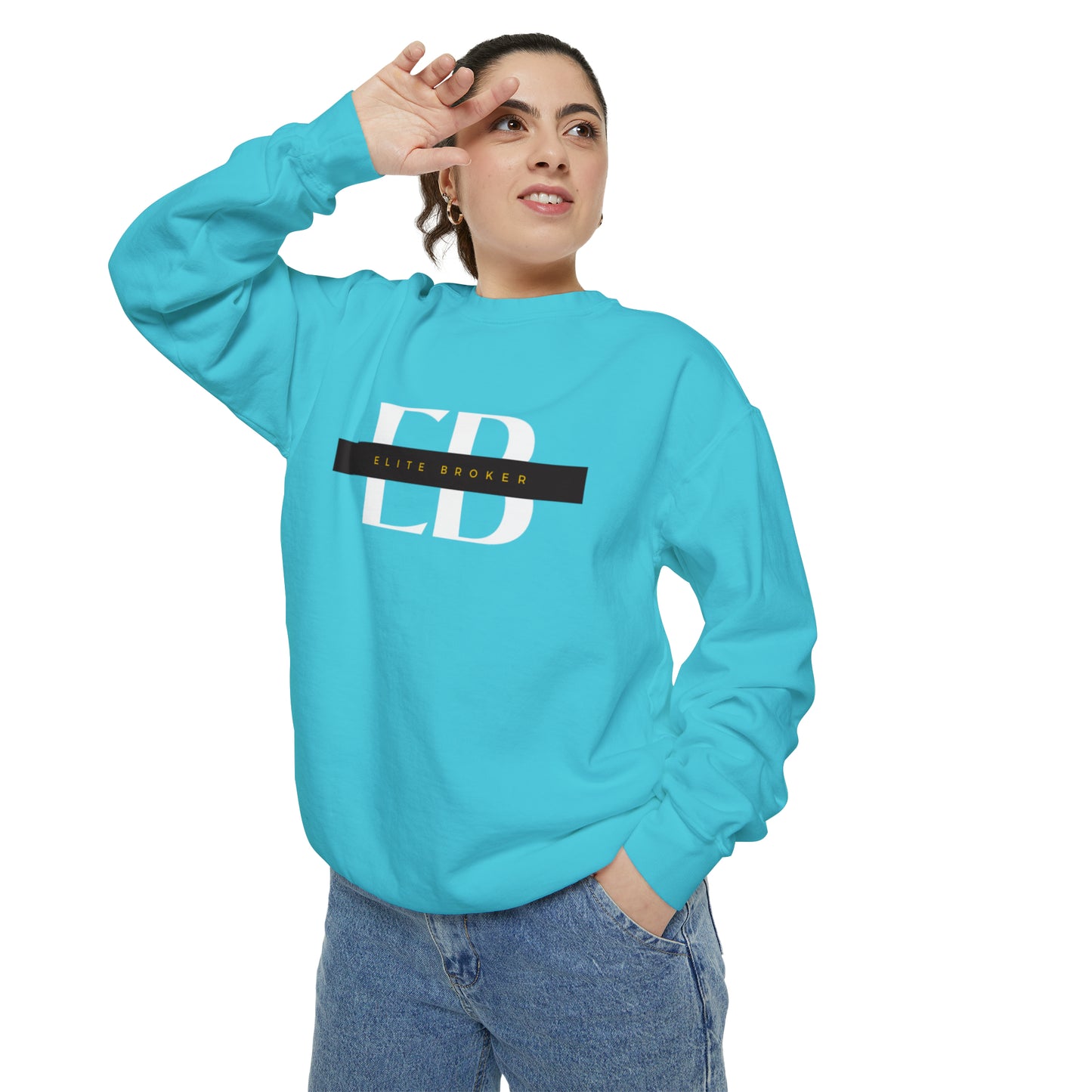 Elite Broker Unisex Garment-Dyed Sweatshirt