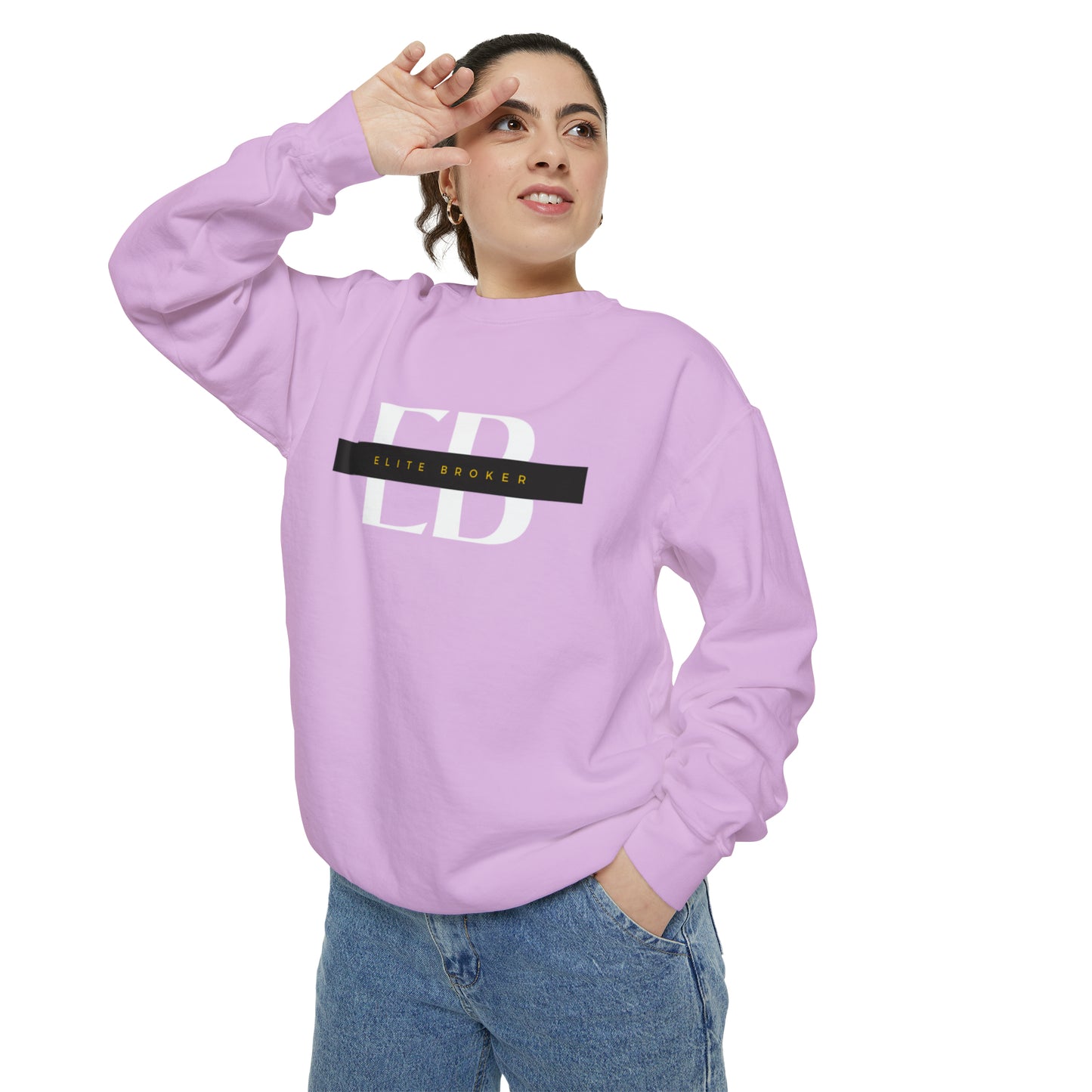 Elite Broker Unisex Garment-Dyed Sweatshirt