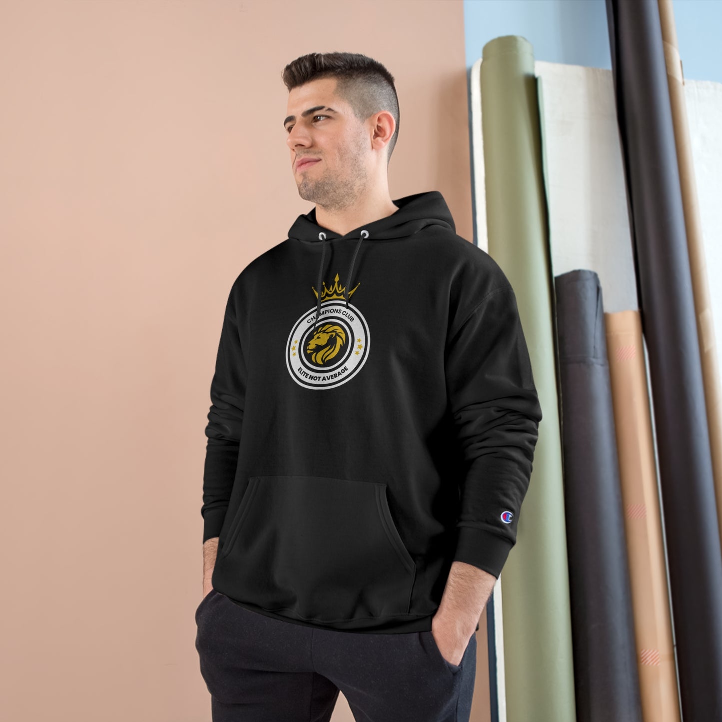 Elite not Average Champion Hoodie