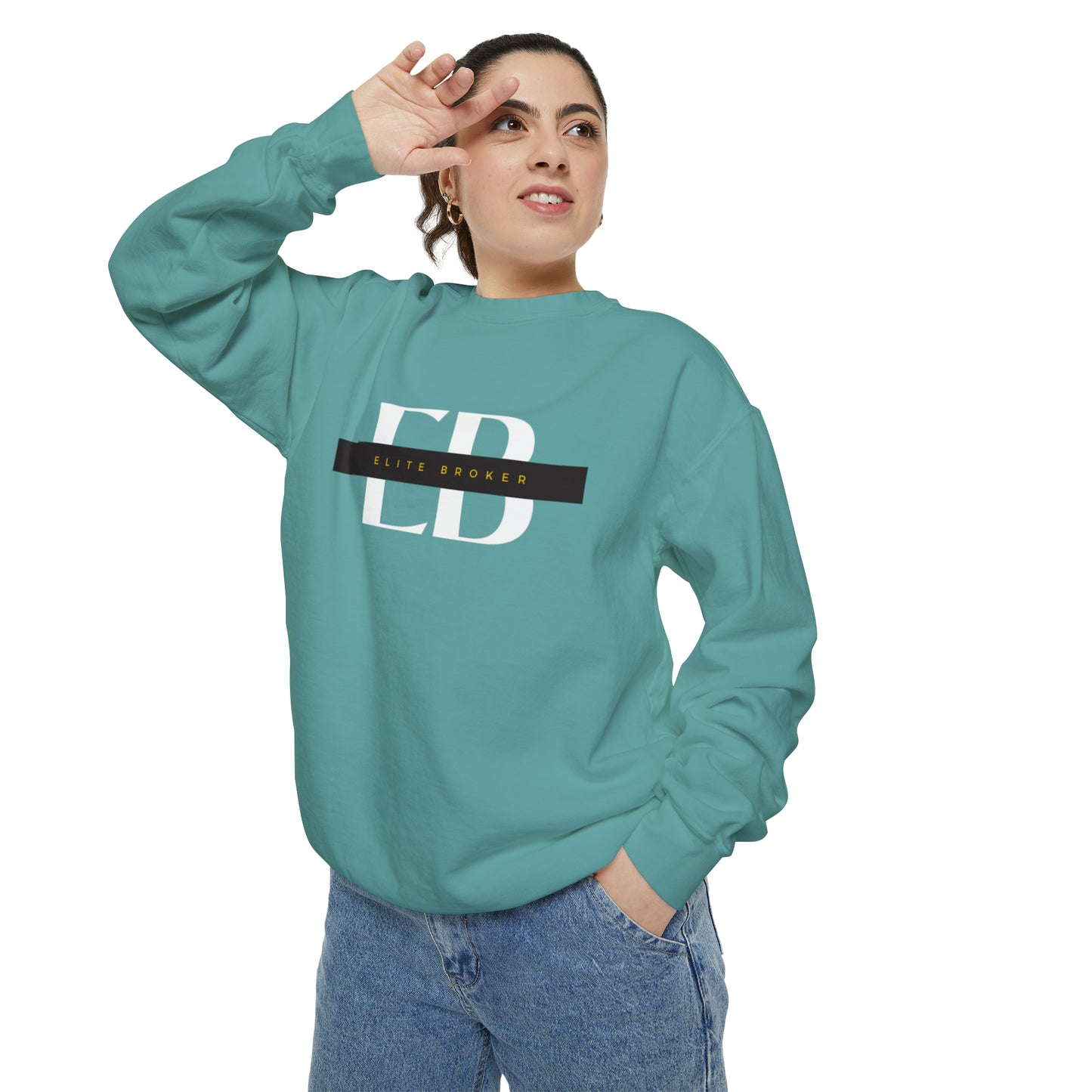 Elite Broker Unisex Garment-Dyed Sweatshirt