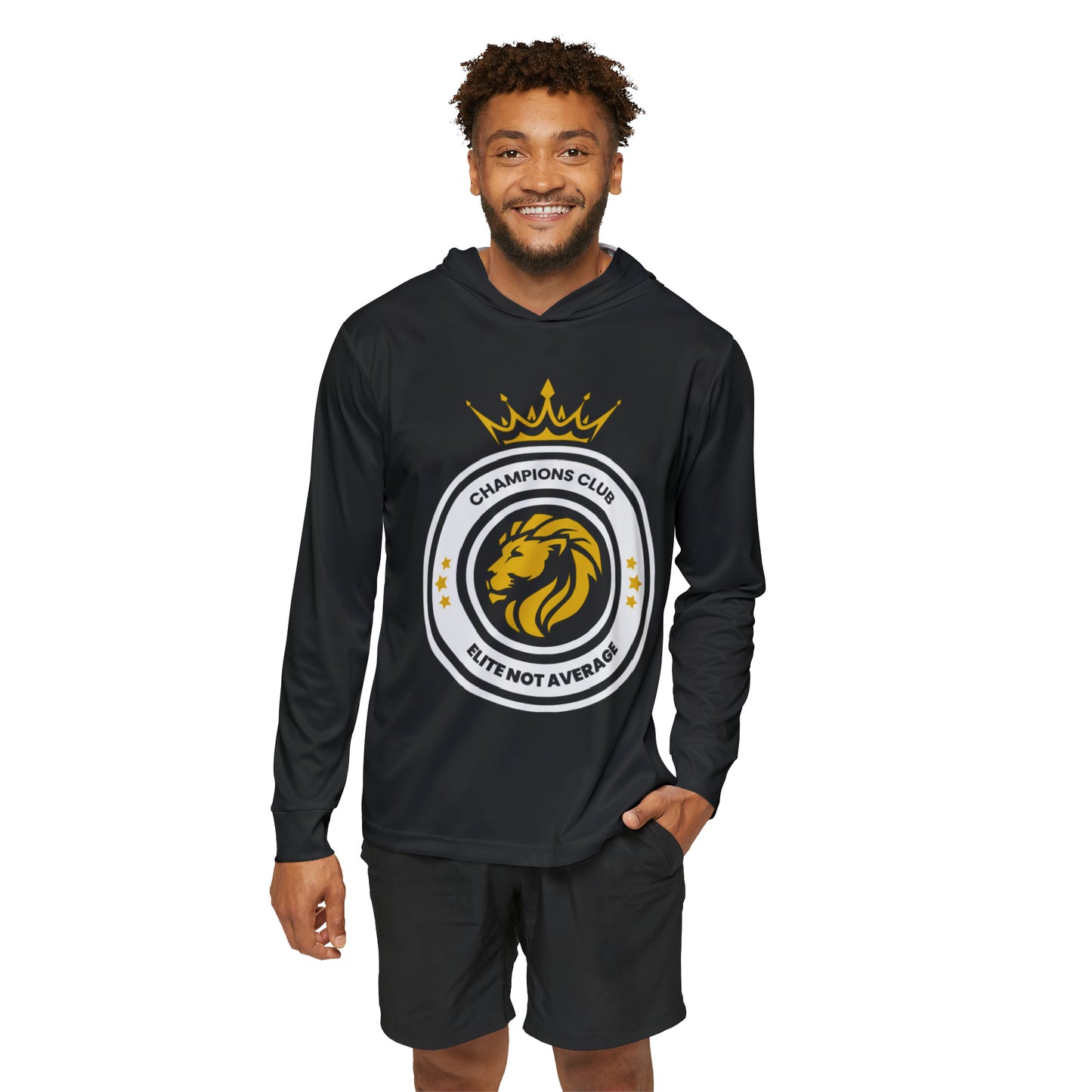 Elite not Average Men's Sports Warmup Hoodie (AOP)