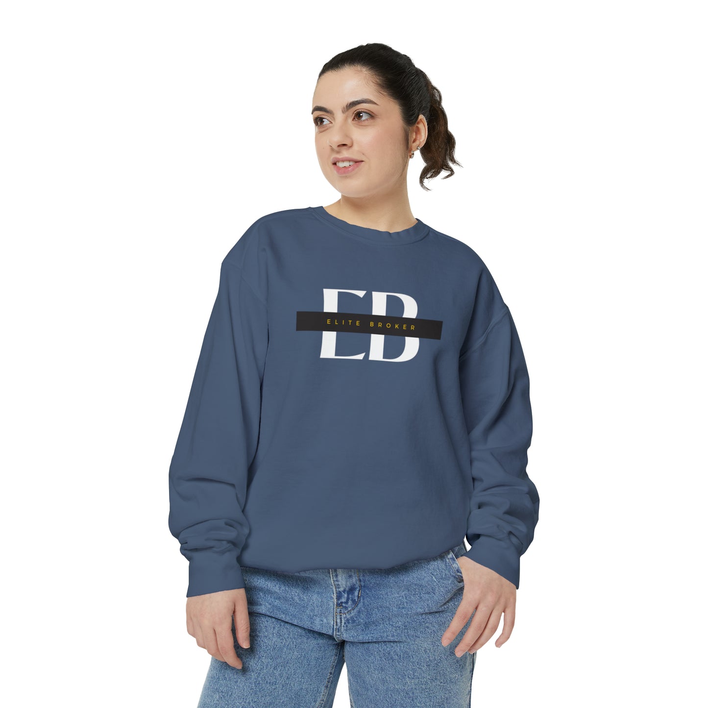 Elite Broker Unisex Garment-Dyed Sweatshirt