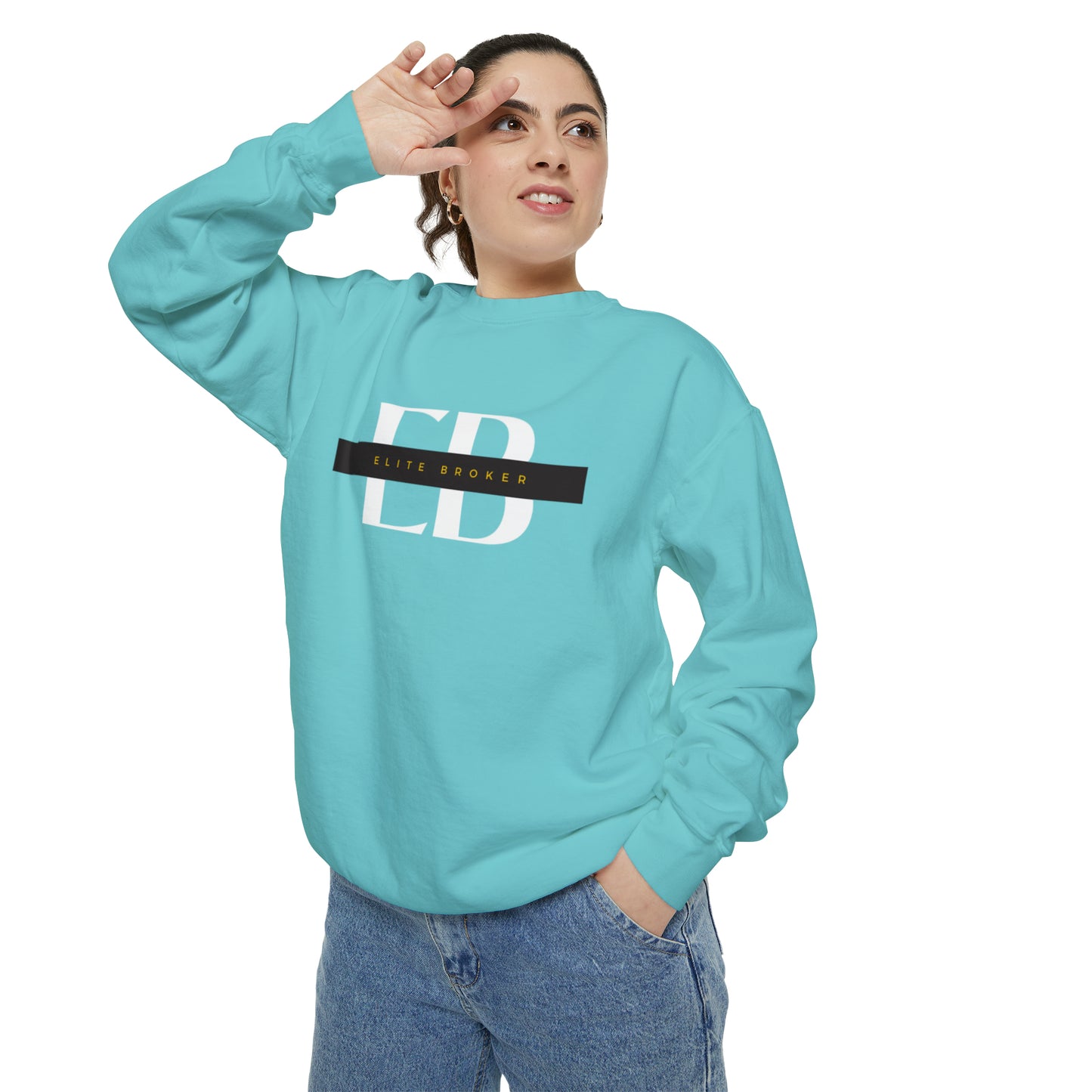 Elite Broker Unisex Garment-Dyed Sweatshirt