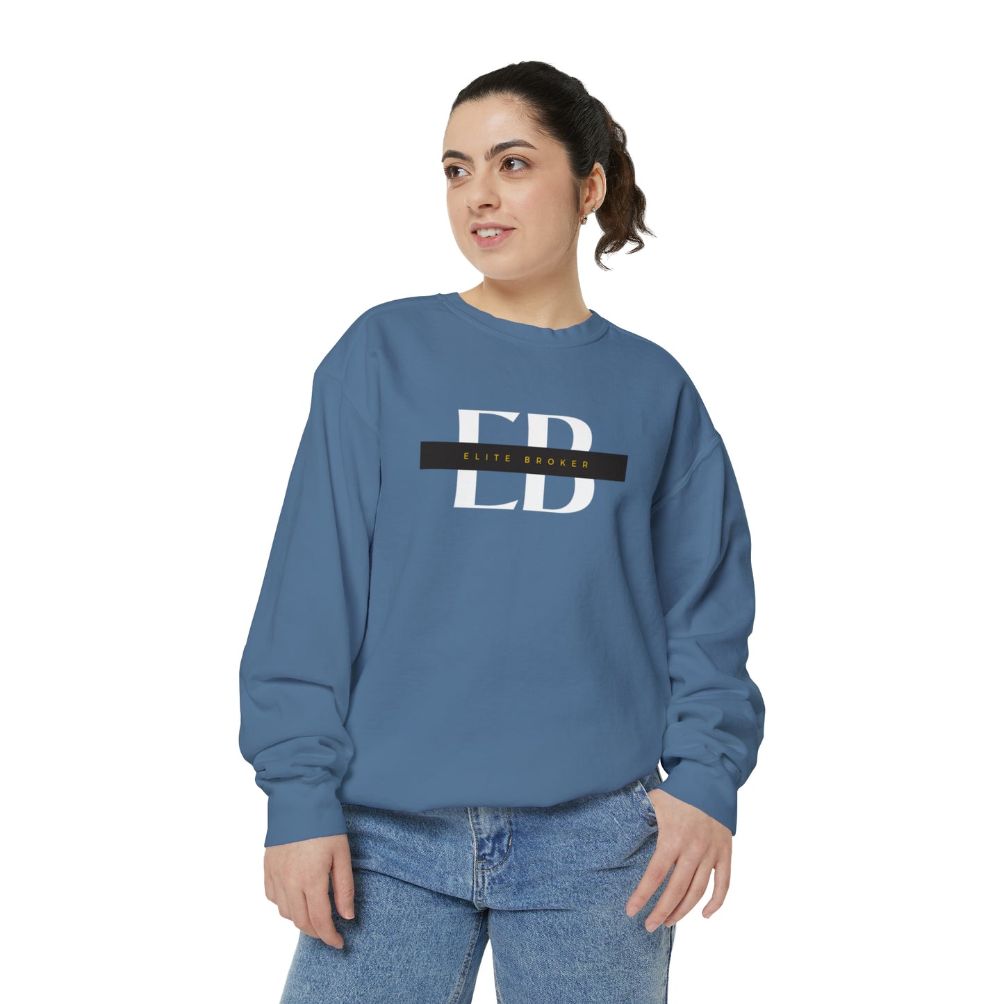 Elite Broker Unisex Garment-Dyed Sweatshirt