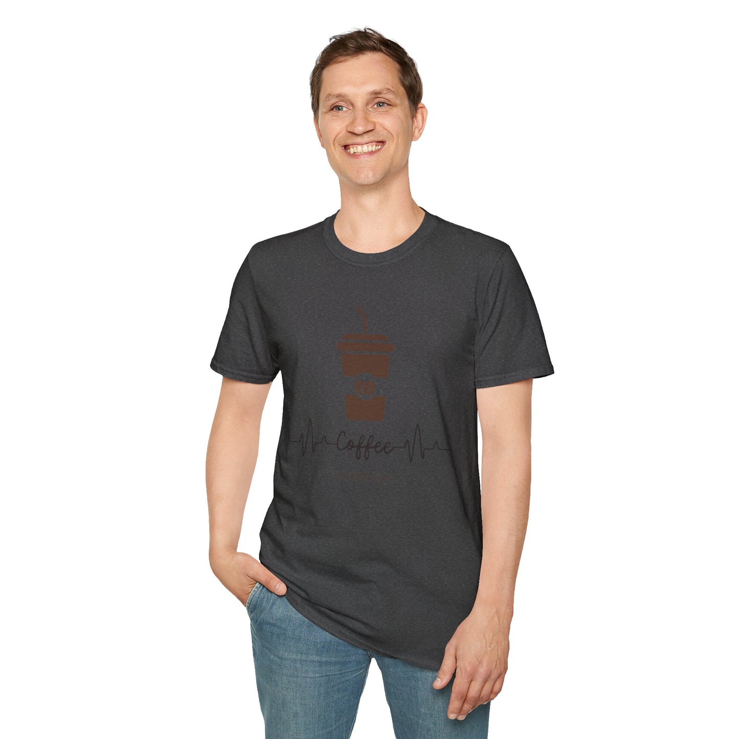 Cofee Then Real Estate Unisex Softstyle T-Shirt