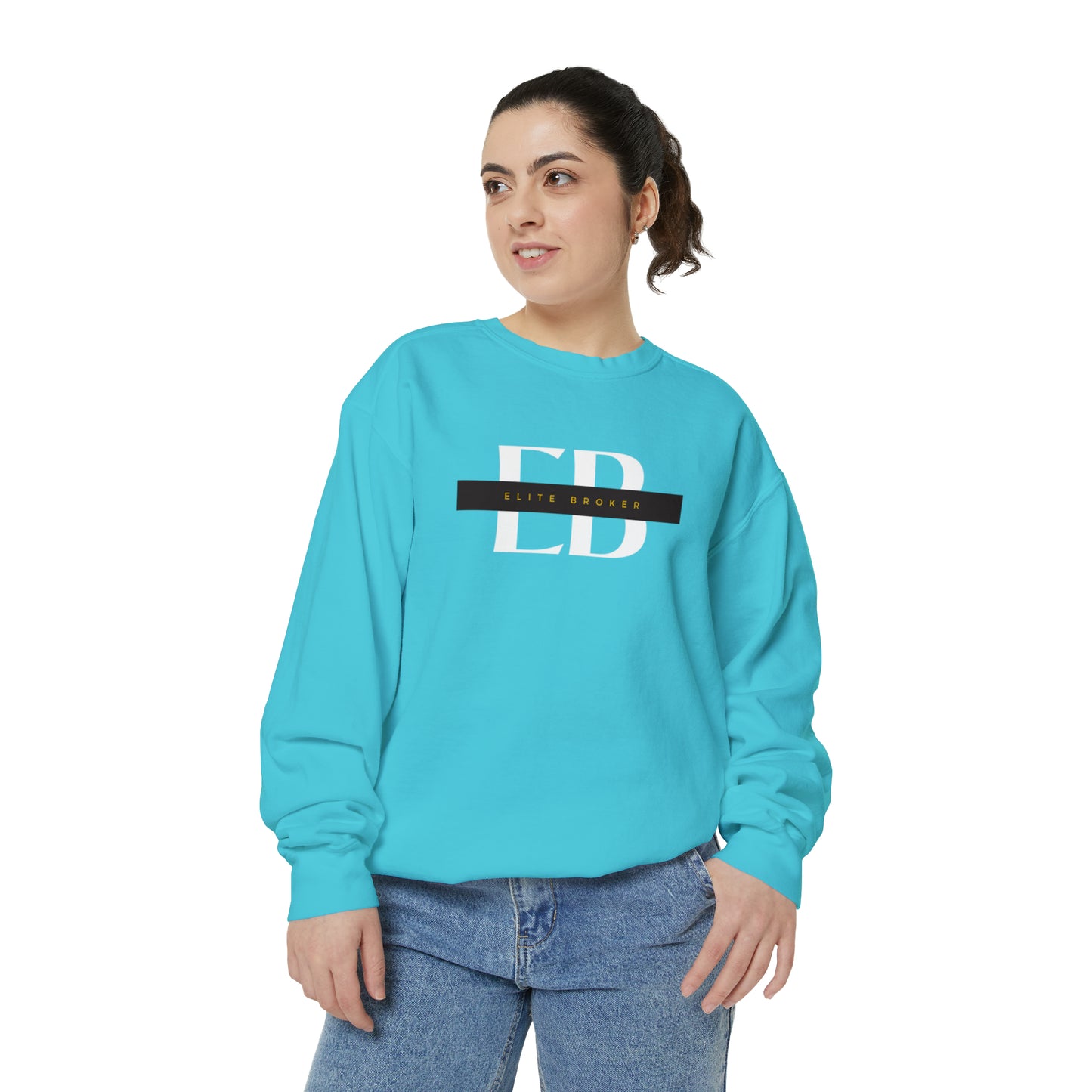 Elite Broker Unisex Garment-Dyed Sweatshirt