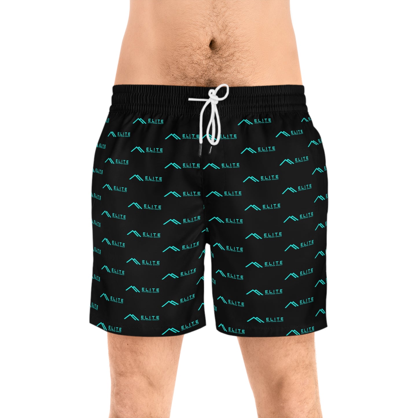 Elite Men's Mid-Length Swim Shorts (AOP)